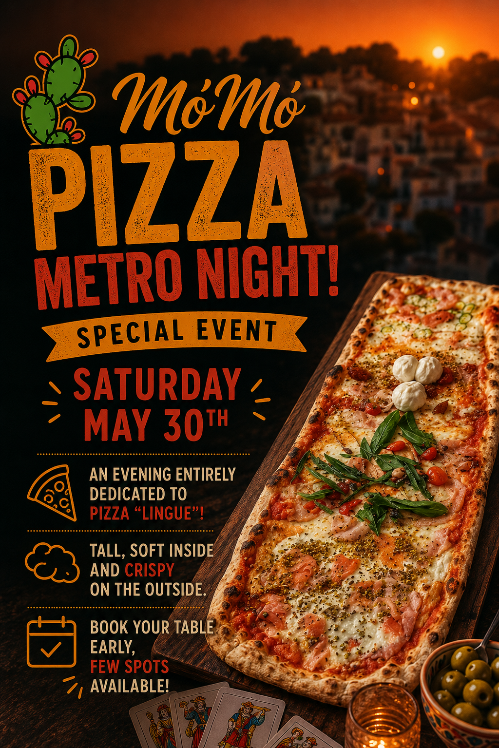 Special Pizza night this Saturday 30th of May!